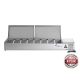 FED-X Salad Bench with Stainless Steel Lid - XVRX1800/380S