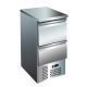 2 Drawers S/S Compact Workbench Fridge - GNS400-2D