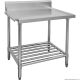 Premium Stainless Steel Dishwasher Bench Left Outlet