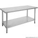 Economic 304 Grade Stainless Steel Tables 600mm Deep 