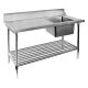 SSBD7-1800R/A - Right Inlet Single Sink Dishwasher Bench